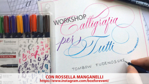Workshop calligrafia introduttivo al Corsivo Inglese