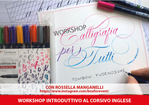 Workshop calligrafia introduttivo al Corsivo Inglese